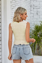 Load image into Gallery viewer, Textured Round Neck Tank