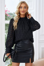 Load image into Gallery viewer, Crewneck Long Puff Sleeve Top
