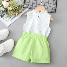 Load image into Gallery viewer, Baby Girl Polka Dot Tank and Shorts Set