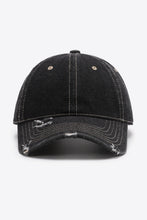 Load image into Gallery viewer, Distressed Adjustable Baseball Cap