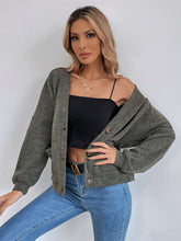 Load image into Gallery viewer, Buttoned Long Sleeve Cardigan