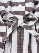 Load image into Gallery viewer, Striped Sleeveless Drawstring Romper