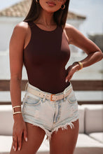 Load image into Gallery viewer, Round Neck Sleeveless Bodysuit