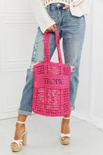 Load image into Gallery viewer, Fame Tropic Babe Staw Tote Bag