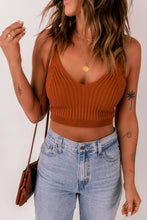 Load image into Gallery viewer, IRIS Cropped Knit Cami