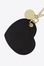 Load image into Gallery viewer, Assorted 4-Pack Heart Shape PU Leather Keychain