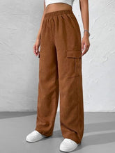 Load image into Gallery viewer, Elastic Waist Pocketed Pants