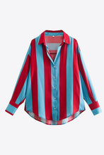 Load image into Gallery viewer, Striped Dropped Shoulder Shirt