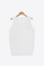 Load image into Gallery viewer, Buttoned Pocket Knit Tank