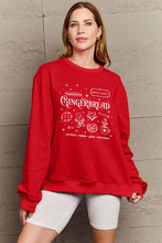 Load image into Gallery viewer, Simply Love Full Size GINGERBREAD Long Sleeve Sweatshirt