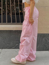 Load image into Gallery viewer, Drawstring Waist Cargo Pants