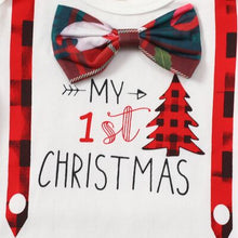 Load image into Gallery viewer, Baby Boy Printed Bow Detail Bodysuit and Pants Set