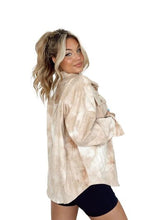 Load image into Gallery viewer, Tie-Dye Button Up Long Sleeve Shirt