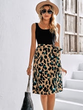 Load image into Gallery viewer, Printed Scoop Neck Sleeveless Dress