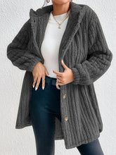 Load image into Gallery viewer, Button Down Hooded Coat