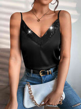 Load image into Gallery viewer, Sequin V-Neck Cami