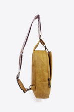 Load image into Gallery viewer, Adjustable Strap PU Leather Sling Bag