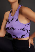 Load image into Gallery viewer, Tie-dye Cropped Round Neck Tank Top