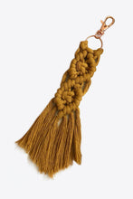 Load image into Gallery viewer, Assorted 4-Pack Macrame Fringe Keychain