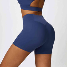 Load image into Gallery viewer, Wide Waistband Slim Fit Sports Shorts