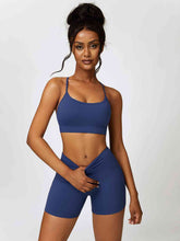 Load image into Gallery viewer, Sport Bra and Wide Waistband Shorts Set