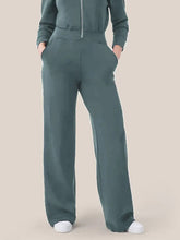 Load image into Gallery viewer, Zip Up Long Sleeve Jumpsuit with Pockets