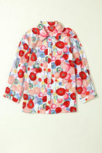 Load image into Gallery viewer, Floral Collared Neck Button Down Shirt