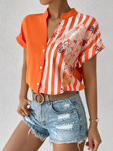 Load image into Gallery viewer, Contrast Color Buttoned Shirt
