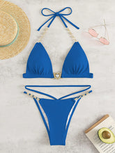 Load image into Gallery viewer, Chain Tied Two-Piece Bikini Set