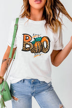 Load image into Gallery viewer, Graphic Round Neck Short Sleeve T-Shirt
