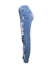 Load image into Gallery viewer, Distressed Skinny Jeans with Pockets