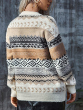 Load image into Gallery viewer, Dropped Shoulder Round Neck Sweater