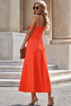 Load image into Gallery viewer, Spaghetti Strap Tie Detail Dress