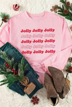 Load image into Gallery viewer, JOLLY Graphic Round Neck Sweatshirt