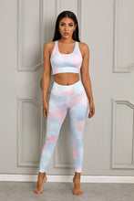 Load image into Gallery viewer, Printed Sports Bra and Leggings Set