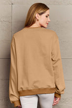 Load image into Gallery viewer, Simply Love Full Size GINGERBREAD Long Sleeve Sweatshirt