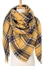 Load image into Gallery viewer, Plaid Imitation Cashmere Scarf