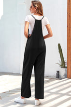Load image into Gallery viewer, Pocketed Spaghetti Strap Wide Leg Jumpsuit