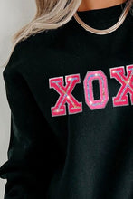Load image into Gallery viewer, XOXO Round Neck Long Sleeve Sweatshirt