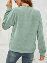 Load image into Gallery viewer, Round Neck Dropped Shoulder THE HELL I WON'T Graphic Sweatshirt