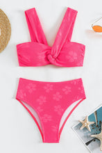 Load image into Gallery viewer, Textured Twisted Detail Bikini Set