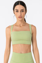 Load image into Gallery viewer, Open Back Pleated Detail Sports Bra