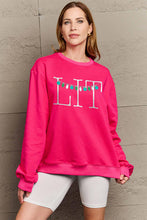 Load image into Gallery viewer, Simply Love Full Size LIT Long Sleeve Sweatshirt