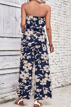 Load image into Gallery viewer, Floral Strapless Wide Leg Jumpsuit