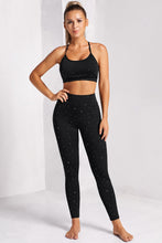 Load image into Gallery viewer, Star Print Sports Bra and Leggings Set