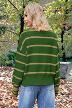 Load image into Gallery viewer, Striped Collared Long Sleeve Sweater
