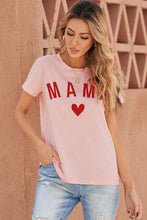 Load image into Gallery viewer, MAMA Heart Graphic Tee