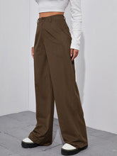Load image into Gallery viewer, Straight Leg High Waist Pants