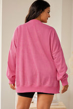 Load image into Gallery viewer, Plus Size MERRY CHRISTMAS Round Neck Slit Sweatshirt