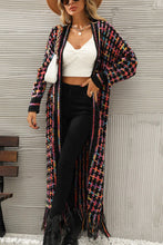 Load image into Gallery viewer, CUFF IT Multicolored Fringe Cardigan